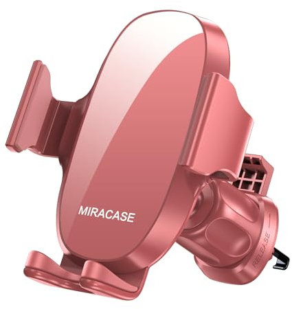 Miracase 2nd Generation Car Phone Holder, Air Vent Phone Holder for Cars 360° Rotation, Universal Mobile Phone Mount Automobile Cradles for Vent Van iPhone16 15 14 Pro Max 13 12 11 Samsung
