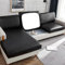 ELYSYSRL Sofa Sitzkissenbezug Stretch Wasserdicht Couch-Kissenbezug Stretch Sofa Husse Kunstleder Husse Überzug Bezug Sitzbezüge Kissenbezüge for Sofa Sitzkissen (Color : #1, Size : Rückenlehne)