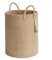 Goodpick Aufbewahrungskorb Wäschekorb Geflochten, Laundry Baskets, Seegras Rattan Korb, Baby Spielzeug Korb Aufbewahrung, Wäschekorb Kinderzimmer Schmal mit Henkel, Korb Geflochten,40x50cm, Jute