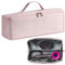 Veki Travel Storage Bag for Dyson Airwrap Styler, Portable Travel Storage Case, Protective Carrying Case for Dyson Supersonic Hair Dryer, Organiser Bag for Hair Dryer and Attachments (Pink)