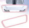 cubierta de espejo retrovisor rosa accesorios de espejo retrovisor, marco protector de espejo retrovisor de coche marco de espejo automotriz de silicona compatible con el modelo 3 Y (rosa)