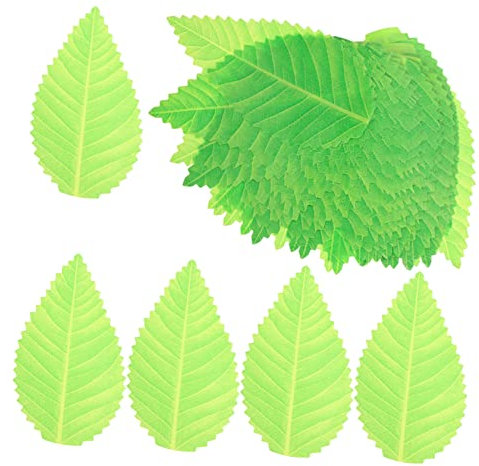 Cabilock 200piezas Decoración Sushi Artificiales Tapete Sashimi Adornos Sushi Sum Restaurantes