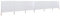 Générique Paravent 6 Panneaux Tissu 800 x 80 cm Blanc,Maison & Jardin,Pelouses & Jardins,Vie en extérieur,Parasols & voiles d'ombrage,4.1 kg,Blanc,44543