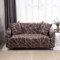 Sofaschoner Braun Sofaüberwurf Spandex Sofaschoner rutschfest Couch Überwurf Waschbare Sofa Überzug Sofabezug mit Elastischen Riemen Sofabezug L Form Universelle 4 Sitzer