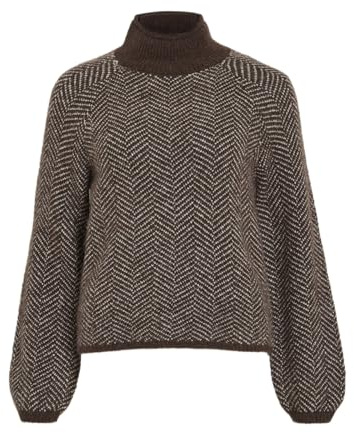 Vila Female Strickpullover Stehkragen | Knitted Pullover
