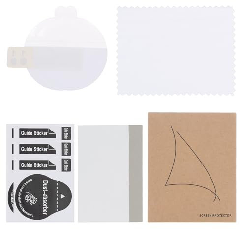 QUARKZMAN 2 Protectores de Pantalla de Vidrio para Reloj de 39 mm HD Alta Definición Antiarañazos Impermeable Muy Fino TPU Universal Película Protectora de Pantalla de Smartwatch