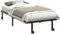 vidaXL Bettgestell ohne Matratze Klappbar Schwarz 90x190 cm Stahl, Bettrahmen, Bett, Bettrahmen klappbar, Metallbett, Bettgestell klappbar