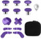 13 in 1 Component Pack Kit for Xbox Elite Series 2 Controller Metal Thumbsticks Replacement for Elite Series 2 Accessories Compatible with Xbox Elite Wireless Controller Series 2 Core (Purple)