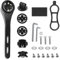 Wjelet Halterung Fahrrad Carbon für Garmin Fahrradcomputer, Kohlefaser Integrierter Halterung, Fahrradcomputer Halterung für Garmin Edge, Wahoo Elemnt, Bryton, GIT, GoPro-Kamera und Lampe.
