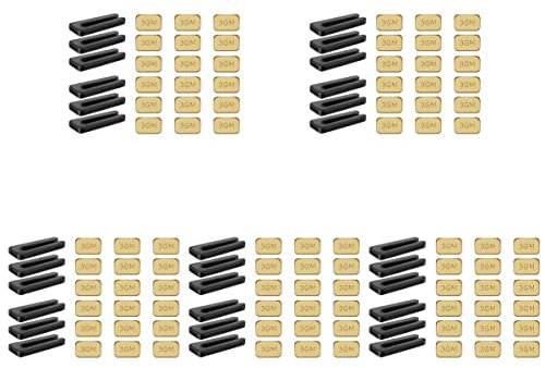 jojofuny 30 Sets Rotorblatt Auswuchtset Deckenventilator Reiniger Gewichtsausgleichsset Für Deckenventilatoren Kohlenstoffventilator Auswuchtset Dicke Rotorblatt Ventilatorgewichte