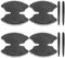 Car Door Handle Protector, 8-Pack Black Shield Stickers, 12.8x1.5cm/12.8x8.3cm, Scratch-Resistant Auto Guard, Sturdy Exterior Accessory for Car, Truck, Pickup,