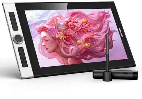 Innovator 16 Tableta Gráfica de Dibujo con Pantalla de 15.6 | 1920x1080P| Pantalla Laminación Completa | Paralaje Mínimo | 8 Teclas de Atajos y 2 Ruedas | para Windows, Mac