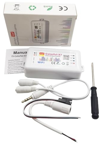 DC5V-24V Smart Tuya APP Led SPI Controller Bunt-X7 WIFI Music Control RGB WS2812B WS2811 2815 RGB RGBW Led Pixel Strip Licht