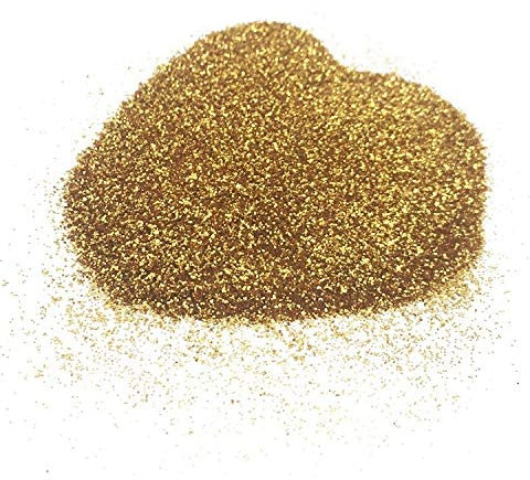 EliteKoopers Feiner Glitzer, 10 g, Glanzpulver für Kunst und Handwerk, Nagelkunst, Farbe, Wanddekoration, kosmatisch (Gold)