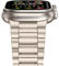 Anlinser Metallarmband Kompatibel mit Apple Watch Armband 49mm 46mm 45mm 44mm 42mm, Fünf-Link Edelstahl Ersatzarmbänder für iWatch Ultra 2/1 Serie 10 9 8 7 6-1 SE (Polarstern)