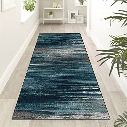 Tappeto antiscivolo – Morbido tappeto da cucina, antimacchia, lavabile in lavatrice, extra lungo e stretto, per aree ad alto traffico