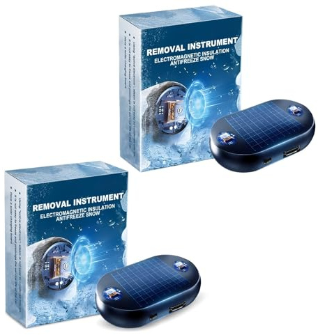 Lot de 2 dispositifs de dégivrage électromagnétiques avancés pour voiture à micro-ondes pour intérieur et extérieur, un must have en hiver