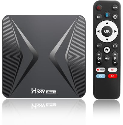 Android 14 TV Box, alimentato da processore RK3539 Quad-Core, 2GB RAM 16GB ROM, supporta 4K, HD 2.1, Dual Band Wi-Fi e BT 5.4 Smart TV Box
