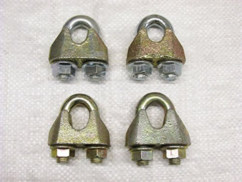 Wire Rope Grips 16MM X4 (Clamp Bulldog Cable Fixing DIN1142 Zinc Plated)