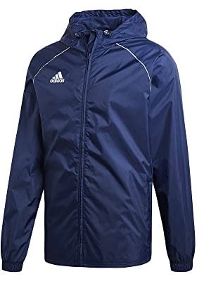 adidas CORE18 RN JKT Jacket Mens, Bleu Foncé/Blanc, XXL