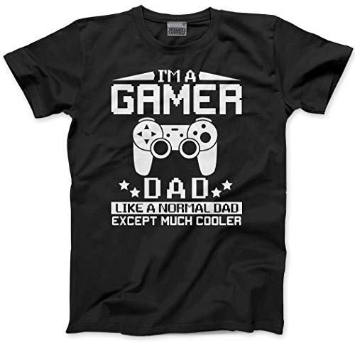 HotScamp I'm a Gamer Dad Computer Game Gaming Funny Comedy - Mens Unisex T-Shirt