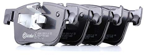 Brembo Bremsbeläge P61135 | Kompatibel mit: CITROËN BERLINGO, BERLINGO Kasten/Großraumlimousine, C4 SPACETOURER, C5 AIRCROSS, GRAND C4 SPACETOURER