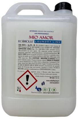Luxury Line Ecobolle: Detersivo Per Lavatrice ULTRA PROFUMATO Mio Amor, Qualità Superiore (10KG)