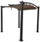Jet-Line | Pavillon | Gartenpavillon | Pergola | Gazebo | Giseh | 3 x 3 m | braun | Sonnenschutz | Überdachung | Aluminium | Gartenlaube | Garten | Outdoor | Terrasse | Stabil