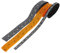 Milisten 3 Rollen Halloween Stoff Band Spinnennetz Druck Band Halloween DIY Bastelzubehör (9Mm 25Mm Schwarz Orange)
