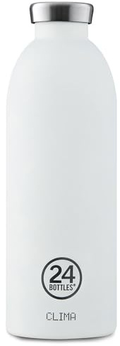 24BOTTLES Thermoflasche für Wasser | Wiederverwendbare Thermosflasche aus BPA-freiem Edelstahl | 24 Stunden kalt 12 Stunden heiß | Clima Bottle | Original italienisches Design (Palm Vibe, 850 ml)