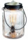 Candle Warmers Etc. Vintage Style Bulb Fragrance Warmer Light-up Warmer for Warming Scented Candle Wax, Melts or Tarts or Essential Oils. 17cm Clear Mason Jar