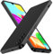 ivoler Silikon Hülle für Samsung Galaxy A41 mit Kameraschutz, Ultra Dünne Weiche Stoßfest Schutzhülle Flexible TPU Matte Schwarz Handyhülle Kratzfest Case Cover