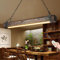 Lfoute Pendelleuchte Holz Rustikal Hängeleuchte Led Dimmbar Fernbedienung Esstisch Hängelampe Vintage Höhenverstellbar Kronleuchter Schlafzimmer Wohnzimmer Esszimmerlampe Bar Cafe Büro Pendellampe
