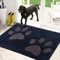 PURRUGS Schmutzfang-Fußmatte, 85,1 x 149,9 cm, rutschfest, maschinenwaschbar, Mikrofaser, Eingangsteppich, Hunde-Fußmatte, super saugfähig, Willkommensmatte für schlammige, nasse Schuhe und Pfoten,
