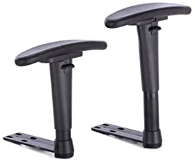 BORSAD Gaming Stuhl 2D 3D 4D Armlehne Ersatzteile Kompatibel Mit Racing Chair (Farbe : 2D 4 Holes, Size : A Pair)