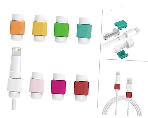 Hemobllo 4pcs Charging Cable Protector Saver for Usb Cable Prevents Fraying Breakage Design for Use