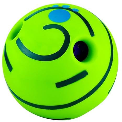 FAMKIT Dog Giggle Ball,Interactive Wobble Wag Giggle Ball,Indestructible Dog Ball,Sound Talking Babble Ball,for Dogs/Pets Training Playing