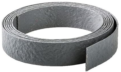 Wovar Bordure Plastique Recyclé Gris 14 cm - Rouleau 10 mètres