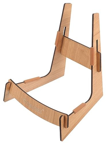 DIKACA Gitarrenständer Geigenständer aus Holz Gitarrenzubehör Unterstützung für E-Gitarre Mandolinenständer gitarrenhalter gitarren ständer falten Boden Bass Ukulele-Ständer Halterung
