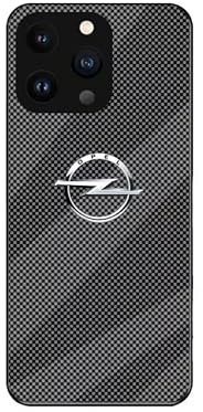 VENBER Hanyhülle, für Opel Handyhülle Kratzfeste Schutzhülle Case Cover Schutzhülle Sanfte Berührung stilvolles HD Autoemblem Erscheinungsbild,for iPhone 15 Plus