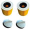 Quailitas Premium Filter Cartridges [Pack of 2] - Vacuum Cleaner Cartridge Filter for Kärcher WD2, WD3, MV2, MV3 for Wet and Dry Application | Vacuum Accessories
