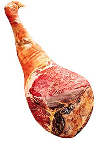 IMIKEYA 1stk Kreatives Schinkenkissen -mädchen-Spielzeug -essenswurf Plüsch-wurfkissen Kreatives Essenskissen Polstert Sofa Sanft 3D Füllung: Hochwertige Pp-Baumwolle