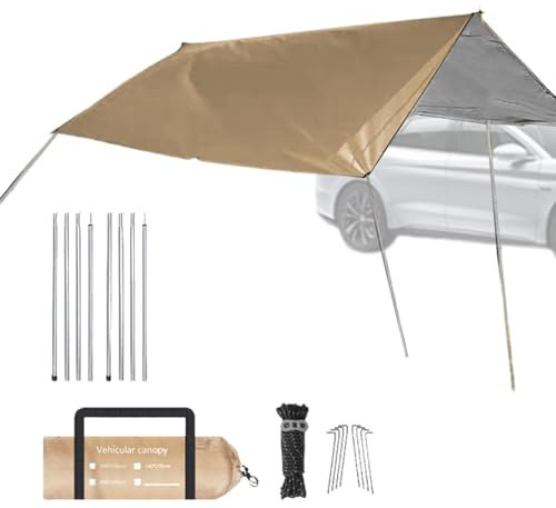 Wohnwagen Markisen | Wohnmobil Vorzelt für Wohnmobile | Drive Away Markise | Sonnendach für Wohnmobil | Anti-UV-Autozelt | Camping-Sonnenschutz für Autos für Outdoor-Reisen | Auto-Campingausrüstung