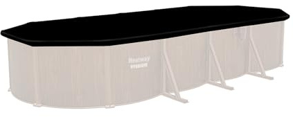 Bestway® Ersatzteil Abdeckplane (schwarz) für Hydrium Stahlwandpool 730 x 360 x 130 cm, oval