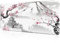 Giecy Tapis de Souris Gaming XXL Mousepad 800 x 300mm, Grand Tapis de Bureau sous Main avec Base en Caoutchouc antidérapante pour Gamer,Personnel de Bureau(Fleur de Cerisier-Version HD)