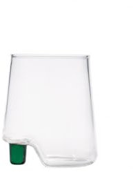 Gamba de Vero Zafferano Bicchiere in vetro borosilicato colore Verde box 6 pezzi