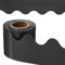 PATIKIL Bulletin Board Border, 41 Feet Poster Chalkboard Cork Decoration Trim Scalloped Borders Wall Decor for Classroom Office Locker, Black