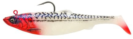 Savage Gear 4D Herring Big Shad - Gummifisch, Farbe:Red Head Mackerel, Länge/Gewicht:32cm / 560g