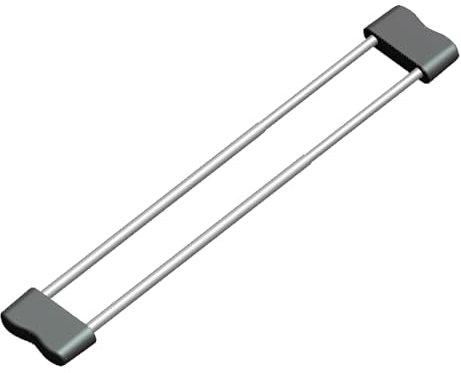GXGM Escurridor Fregadero, Organizador, Soporte Estropajo, 310-600 MM, Acero Inoxidable, Toallero y Gancho (Dos Barras, Fregadero)