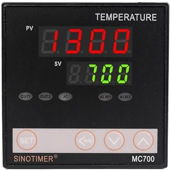 KWWEWEB MC700 Termostato con Pantalla Digital Inteligente Control PID Controlador de Temperatura de Entrada de termopar